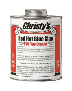 Christy's 32 Oz. Low VOC Red Hot Blue Glue PVC Cement