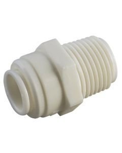 Anderson Metals 5/8 In. x 1/2 In. MPT Push-In Plastic Connector