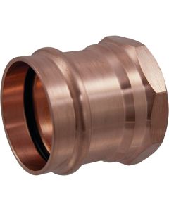 NIBCO 3/4 In. Press x 3/4 In. Female Copper Adapter (10-Pack)