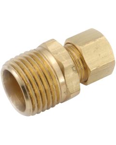 Anderson Metals 1/4 In. x 1/4 In. Brass Male Union Compression Adapter