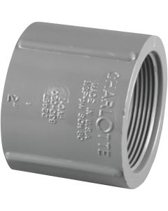 Charlotte Pipe 1 In. FIP x FIP PVC Coupling