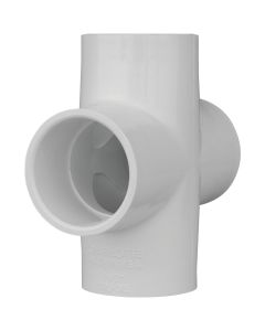 Charlotte Pipe Schedule 40 1-1/2 in. PVC Pipe Cross