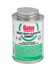 Oatey 4 Oz. Heavy Bodied Heavy-Duty Clear PVC Cement