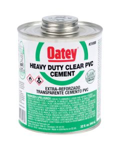 Oatey 32 Oz. Heavy Bodied Heavy-Duty Clear PVC Cement