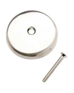 Do it One-Hole Brushed Nickel Bath Drain Face Plate