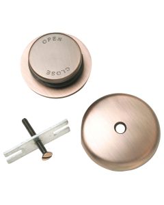 Do it Foot Lok Stop Venetian Bronze Bath Drain Trim Kit