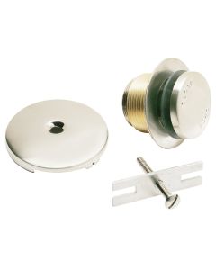 Do it Foot Lok Stop Brushed Nickel Bath Drain Trim Kit