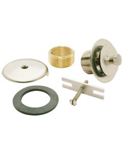 Do it Brushed Nickel Roller Ball Bath Drain Trim Kit