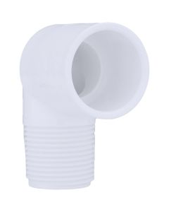 Charlotte Pipe 1 In. Slip x Male Schedule 40 90 Deg. Street PVC Elbow (1/4 Bend)