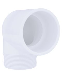 Charlotte Pipe 2 In. Slip x Male Schedule 40 90 Deg. Street PVC Elbow (1/4 Bend)