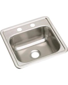 Elkay Dayton 15 In. Square Stainless Steel Bar Sink