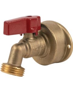 B & K 3/4 In. PF x 3/4 In. MHT Quarter Turn Brass Hose Bibb