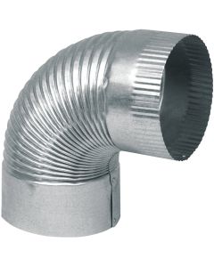 Imperial 30 Ga. 6 In. Galvanized Crimped Elbow