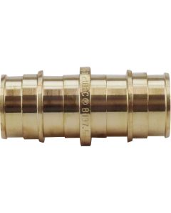 Apollo Retail 3/4 In. Barb x 3/4 In. Barb Brass PEX Coupling, Type A