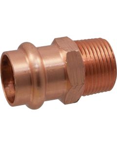 NIBCO 1/2 In. Press x 1/2 In. Male Copper Adapter