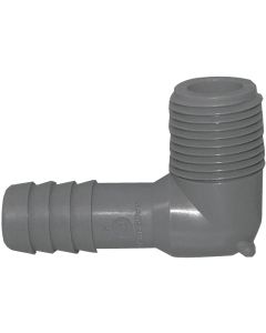 Boshart 1/2 In. Male 90 Deg. Polypropylene Insert Elbow (1/4 Bend)