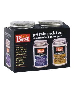 Do it Best 4 Oz. Regular Bodied Purple PVC Cement