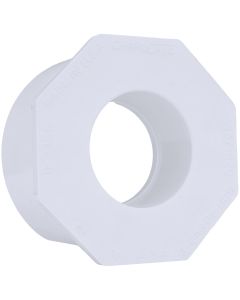 Charlotte Pipe 4 In. SPG x 2 In. Slip Schedule 40 PVC Bushing