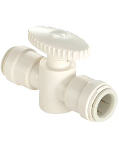 Watts 3/8 In. CTS X 3/8 In. QC Plastic Push Valve