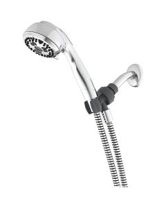 Waterpik HeightSelect Adjustable Height 7-Spray 1.8 GPM Handheld Shower, Chrome
