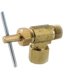 Anderson Metals 1/8 In. MIP X 1/4 In. OD Tube Needle Angle Valve