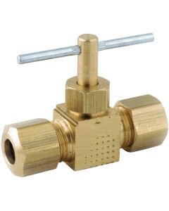 Anderson Metals 1/4 In. C x 1/4 In. C Brass Straight Needle Valve