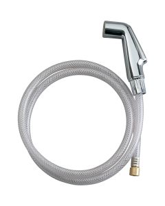 Kohler 1/4 In. x 18 Thread (NPSM) 50 In. Chrome Side Sprayer & Hose Assembly