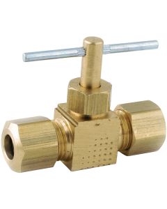 Anderson Metals 3/8 In. C x 3/8 In. C Brass Straight Needle Valve