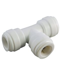 Anderson Metals 1/4 In. x 1/4 In. x 1/4 In. Push-In Plastic Tee