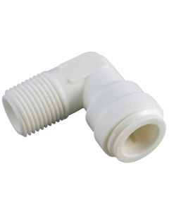 Anderson Metals 3/8 In. OD x 1/4 In. MIP 90 Deg. Push-in Male Plastic Elbow (1/4 Bend)