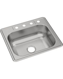 Elkay Dayton Single Bowl 25 In. x 22 In. x 8-1/16 In. Deep Stainless Steel Kitchen Sink