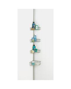 Zenith Zenna Home Metal 12 In. x 97 In. Shower Caddy