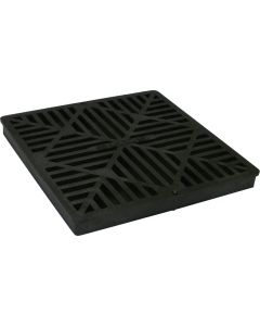 NDS 12 In. x 12 In. Black Square Square Grate