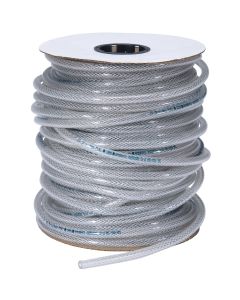 Abbott Rubber 1/2 In. x 1/4 In. x 250 Ft. Clear T12 Braided PVC Tubing, Bulk Spool