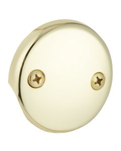 Do it Two-Hole Polished Brass Bath Drain Face Plate