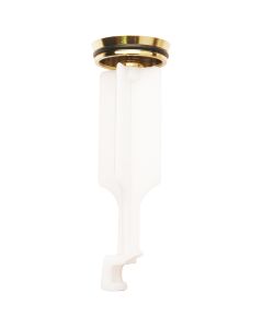 Do it 4.09 In. x 1.23 In. Polished Brass Pop-Up Drain Stopper