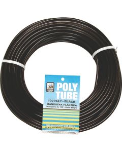 Dial 1/4 In. OD x 100 Ft. L Black Poly Tubing