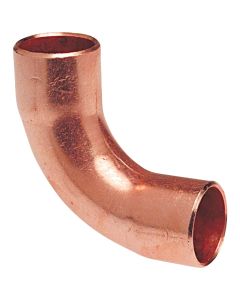 NIBCO 3/4 In. CxC 90 Deg. Long Turn Copper Elbow (1/4 Bend)