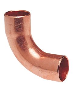 NIBCO 5/8 In. CxC 90 Deg. Long Turn Copper Elbow (1/4 Bend)