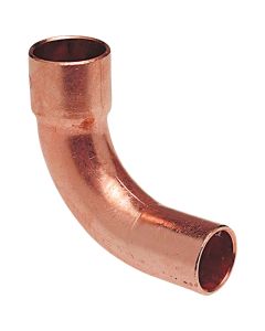 NIBCO 3/4 In. CxC 90 Deg. Long Turn Copper Street Elbow (1/4 Bend)