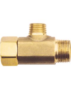 Do it 1/2 In. FIP x 1/2 In. MIP x 1/4 In. OD Brass Extender Tee