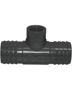 Boshart 1-1/2 In. x 1-1/2 In. x 3/4 In. FIP Combination Polypropylene Insert Tee