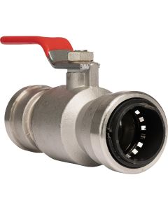 QuickFitting 3/4 In. Push-to-Connect Stainless Steel Full Port Ball Valve