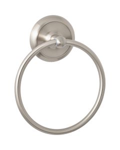 Home Impressions Aria Brushed Nickel Towel Ring