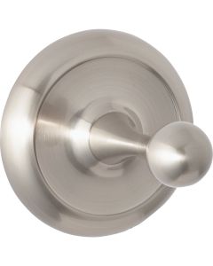 Home Impressions Aria Brushed Nickel Single Robe Hook