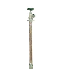 Arrowhead Brass 1/2 In. FIP In. x 3/4 In. MIP x 12 In. Standard Frost Free Wall Hydrant