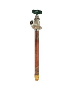 Arrowhead Brass 1/2 In. Copper SWT or 1/2 In. MIP x 10 In. Standard Frost Free Wall Hydrant