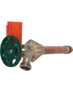 Arrowhead Brass 1/2 In. FIP x 3/4 In. MIP x 3/4 In. HT x 8 In. Quarter-Turn Anti-Siphon Frost Free Wall Hydrant