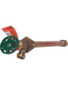 Arrowhead Brass 1/2 In. FIP x 3/4 In. MIP x 3/4 In. HT x 10 In. Quarter-Turn Anti-Siphon Frost Free Wall Hydrant
