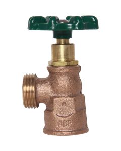 Arrowhead Brass 3/4 In. FIP x 3/4 In. Hose Thread Red Brass Aluminum Diecast Boiler Drain